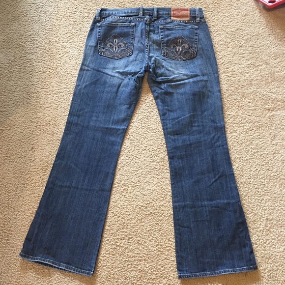 Lucky Brand jeans - sz 10 / 30 waist - Picture 2 of 5